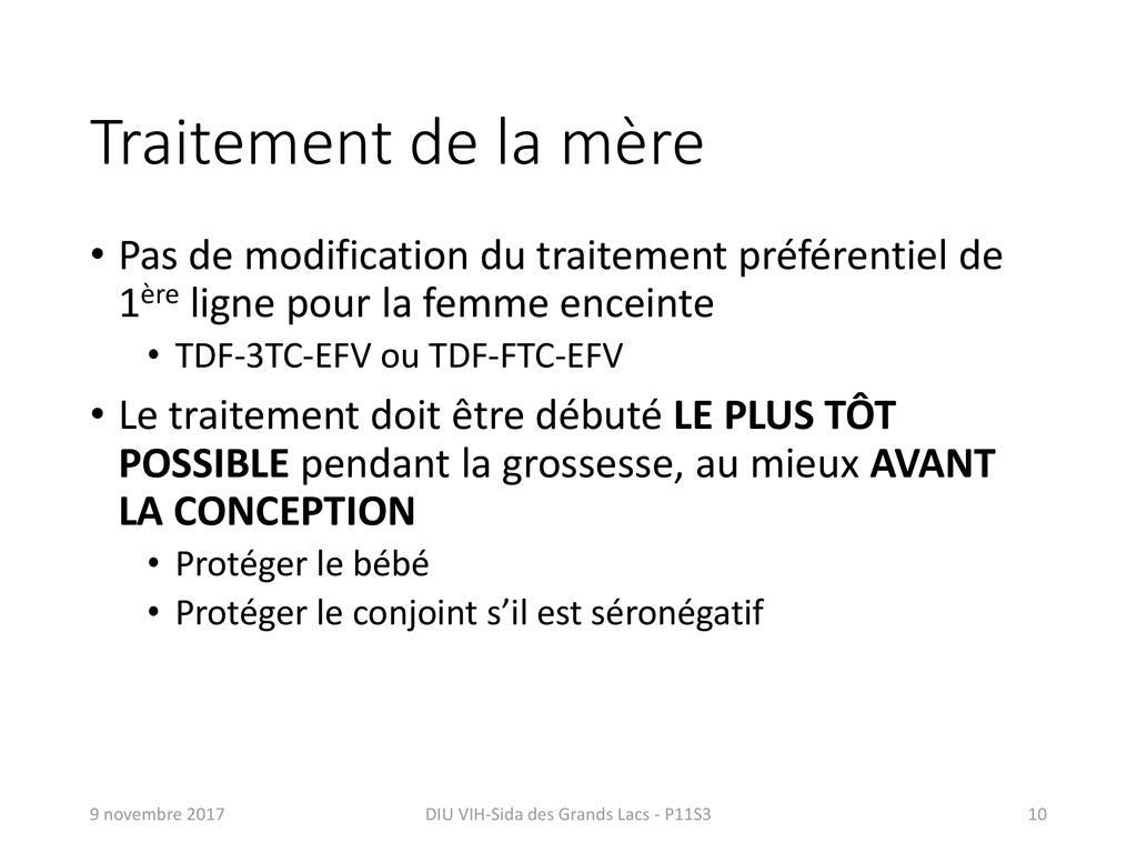 Antirétroviraux et grossesse ppt télécharger